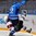 SOCHI, RUSSIA - APRIL 18: Finland's Artturi Lehkonen #12 takes out Latvia's Girts Zemitis #2 during preliminary round action at the 2013 IIHF Ice Hockey U18 World Championship. (Photo by Francois Laplante/HHOF-IIHF Images)